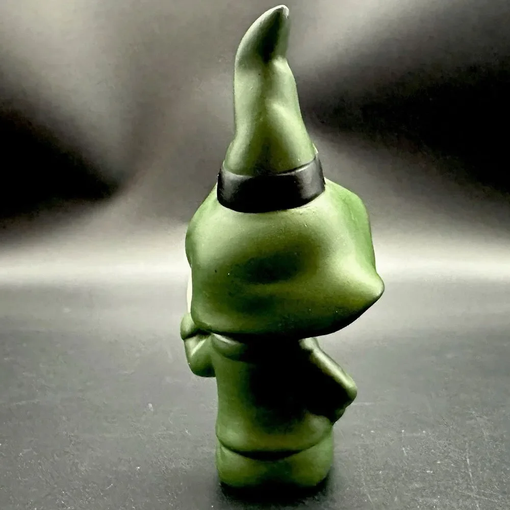 VTG Lefton Pixie Elf Leprechaun Pair Bisque Irish Fairy Tale Figurines 06107